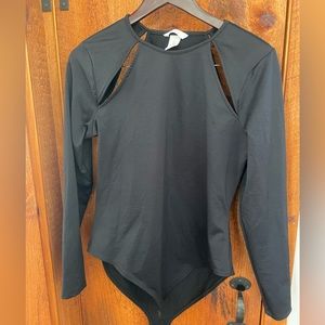 H&M navy bodysuit size large